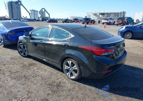 2014 Hyundai Elantra Sport from USA, damaged, VIN KMHDH4AH5EU129210